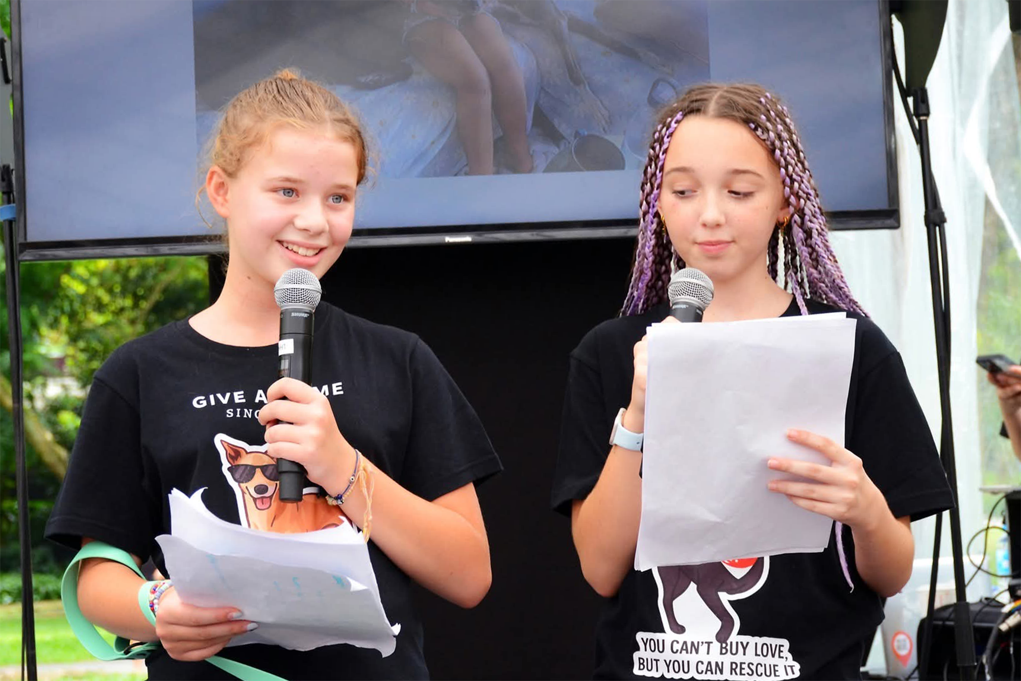 How Nexus Learners Rose and Sadie Are Giving a Voice to Shelter Dogs in Singapore