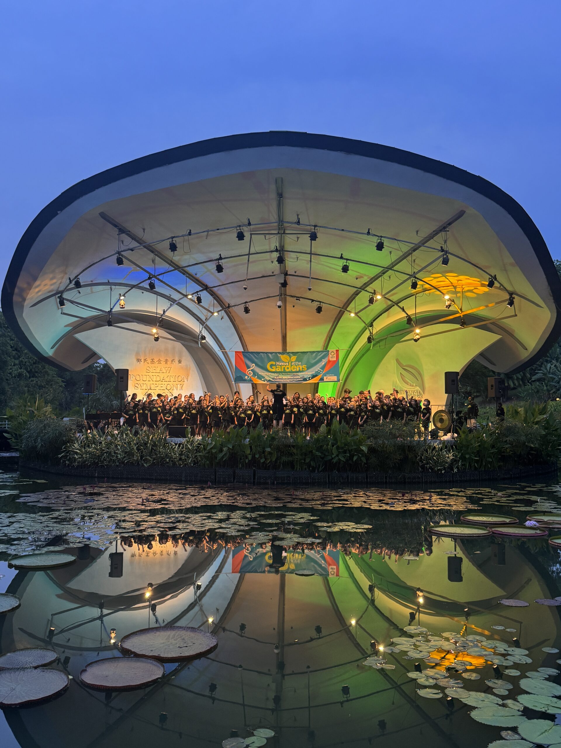 Nexus Musicians “Let it Shine” on Singapore Botanic Gardens Stage
