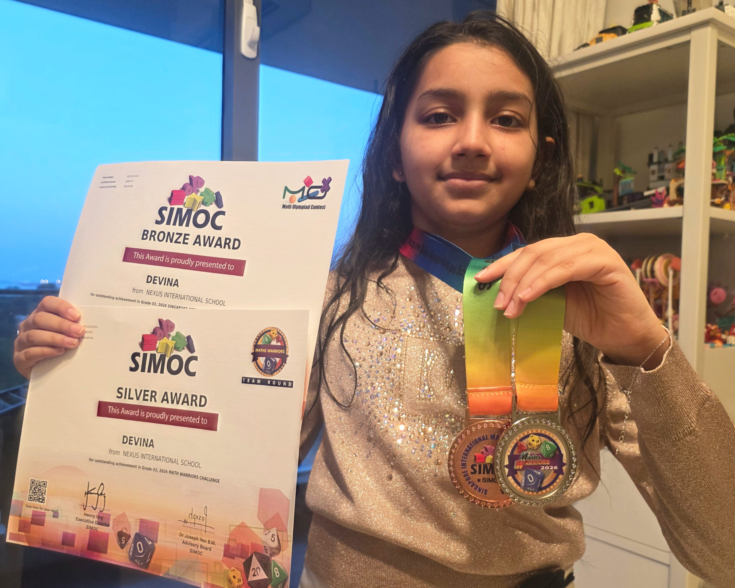 Nexus Year 4 Learner Celebrates Success at International Mathematics Competition