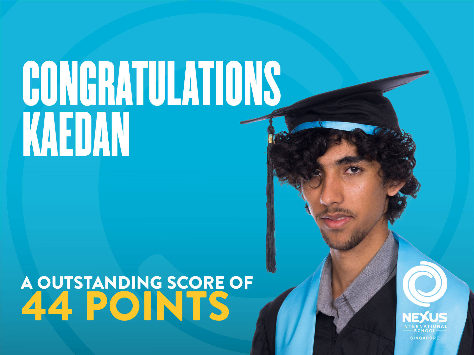 Celebrating the IBDP Class of 2026: Kaedan