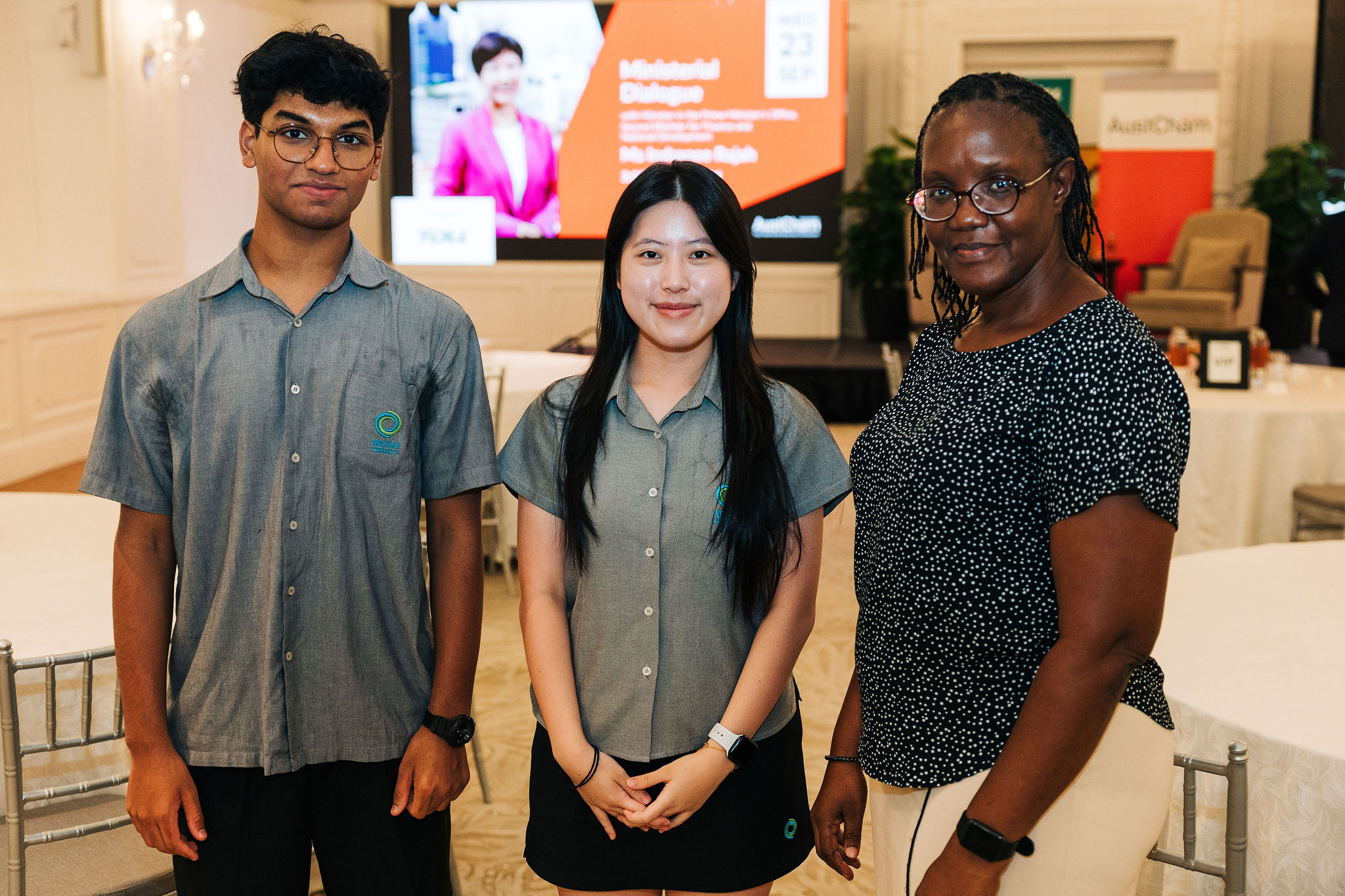 Nexus Learners Meet Singapore Minister at AustCham Dialogue